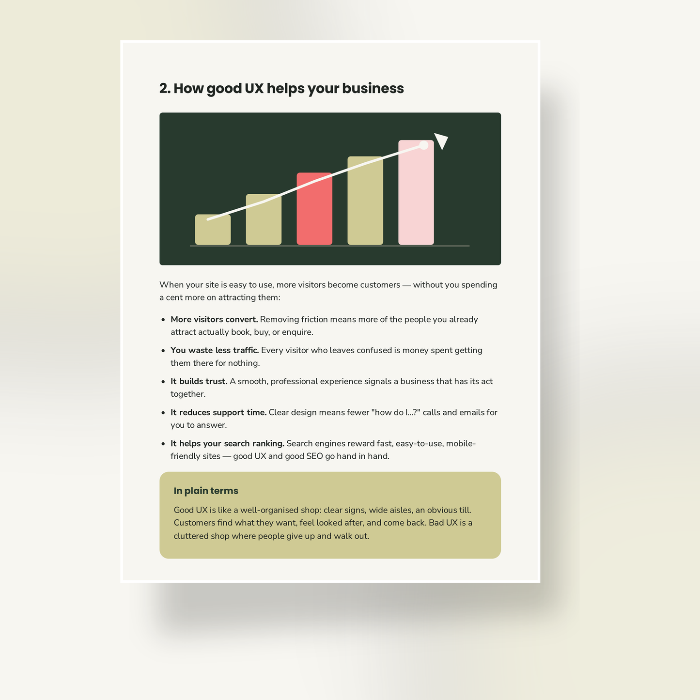User Experience (UX) Guide: Making Your Website Effortless — A Self-Serve Toolkit for Small Businesses