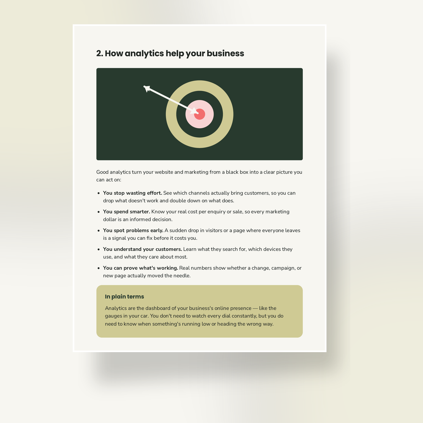 Analytics Guide: Understanding Your Numbers — A Self-Serve Toolkit for Small Businesses