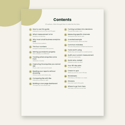 Analytics & Measurement Guide: Knowing What Actually Works