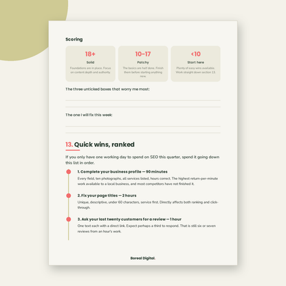 SEO Guide: Getting Found on Google — A Self-Serve Toolkit for Small Businesses